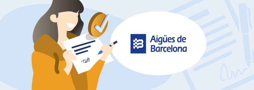 Aigües de Barcelona alta de suministro